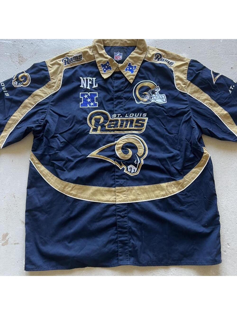 NFL Men's Navy and Black Shirt